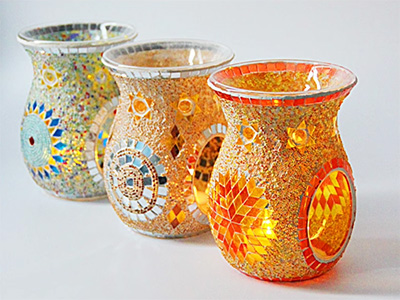 Mosaic Glass Oil Burner