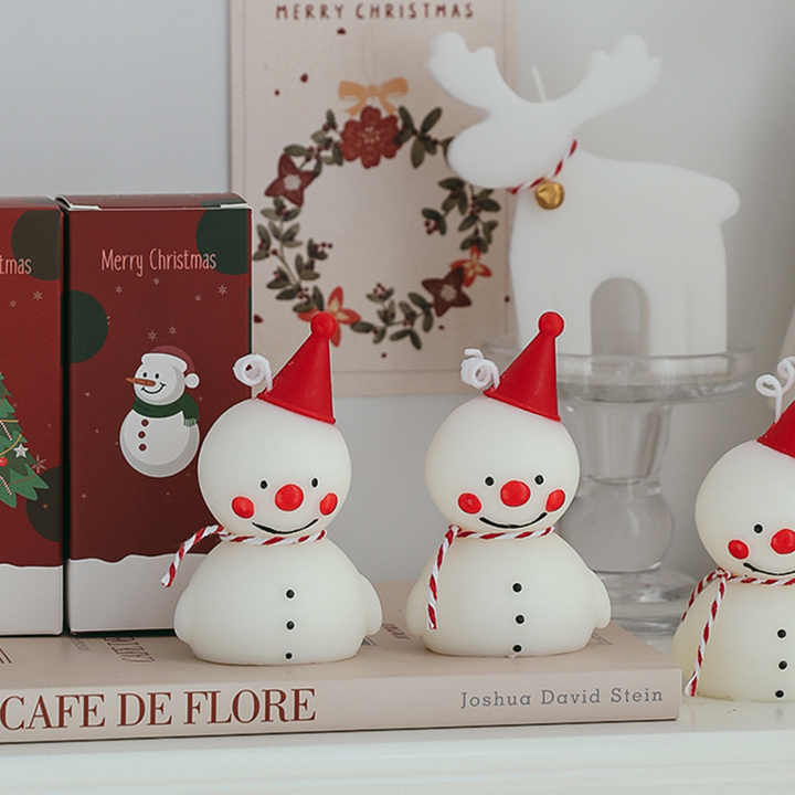 Snowman Scented Candle 