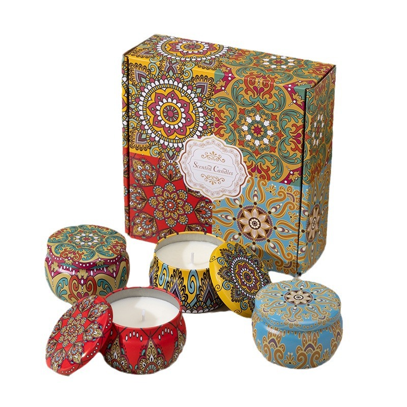 Aromatic Smokeless Scented Candles Gift Box Style 2