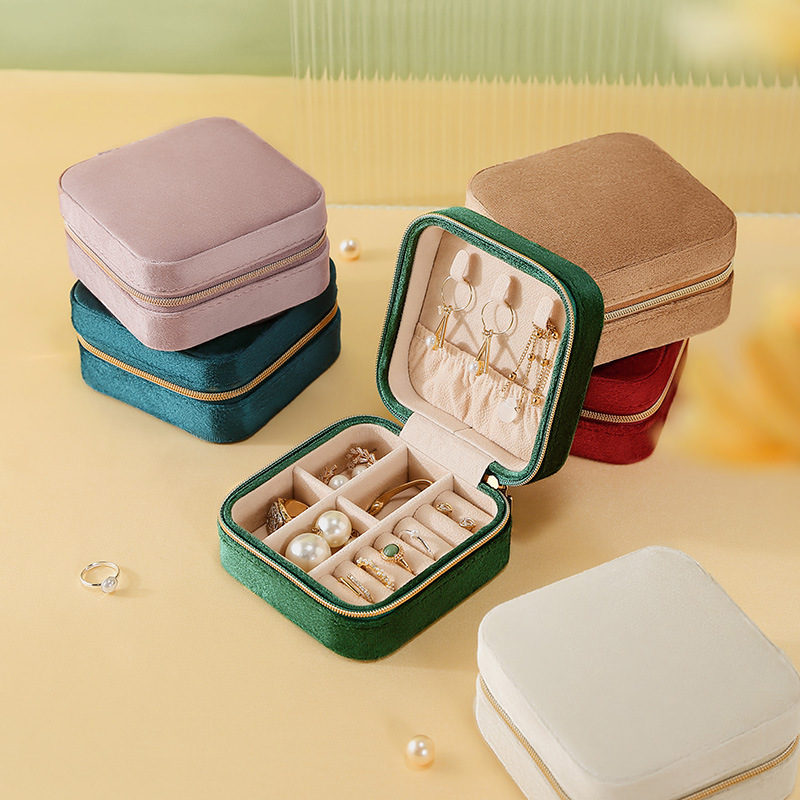 Luxury Velvet  Jewelry Travel Case