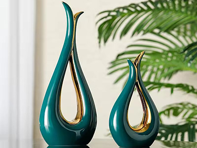 European office room decors,gold interior decoration ceramic home decor